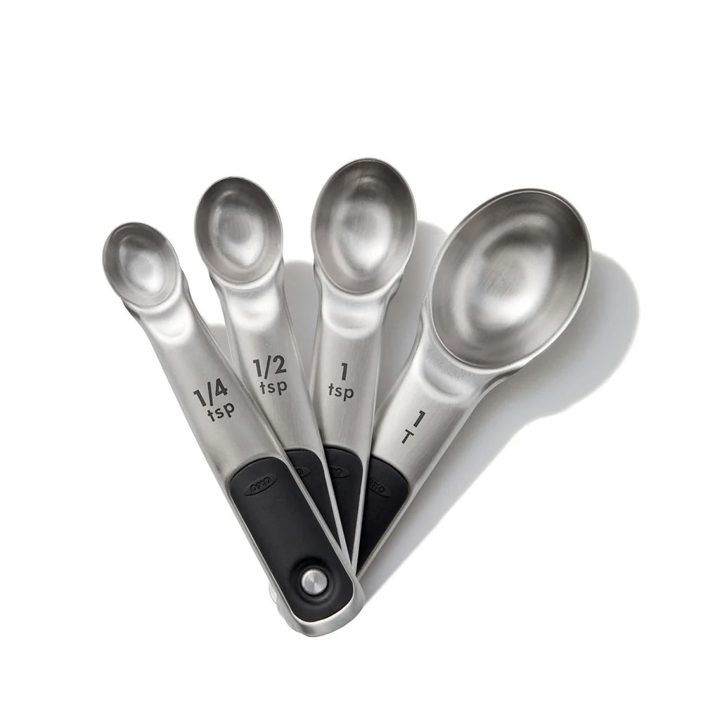 ช้อนตวงสแตนเลส สตีล 4 ชิ้น l OXO GG Stainless Steel Measuring Spoons with Magnetic