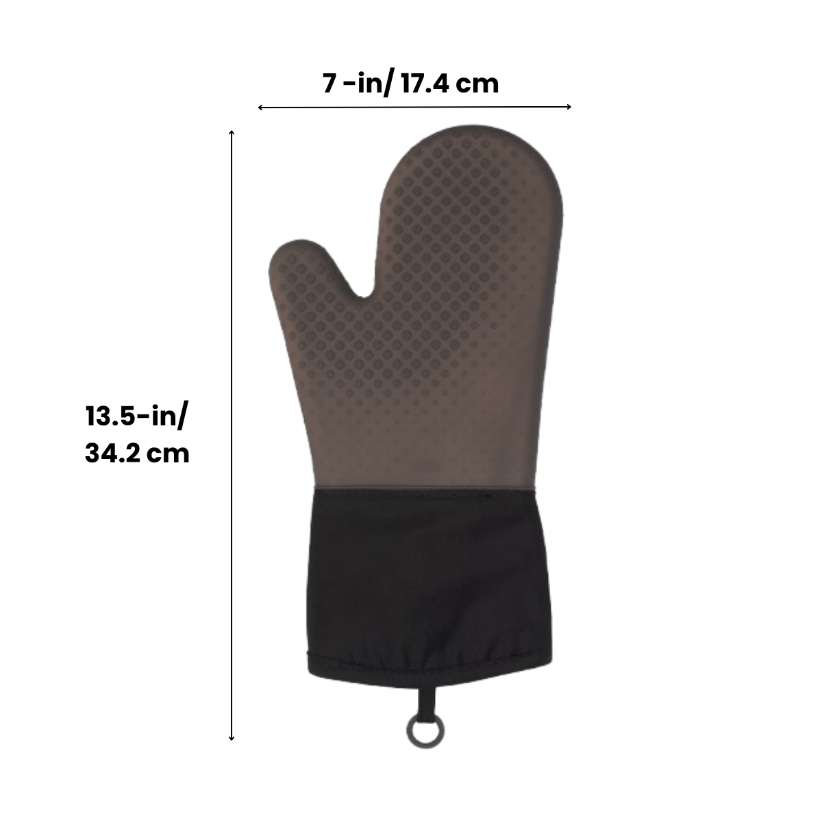 ถุงมือซิลิโคนกันร้อน สีดำ 1 ชิ้น l OXO GG Silicone Oven Mitt Black