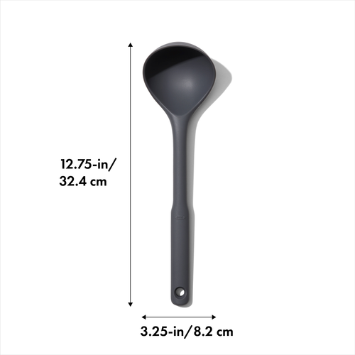 ช้อนซุป ซิลิโคน รุ่นเฟล็กซิเบิล ขนาดใหญ่ รุ่นใหม่ I OXO GG SILICONE EVERYDAY LADLE - PEPPERCORN