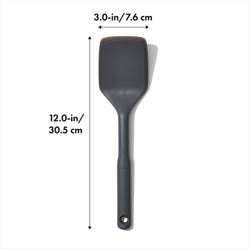 ตะหลิวซิลิโคน รุ่นเฟล็กซิเบิล (รุ่นใหม่) ขนาดใหญ่ I OXO GG SILICONE EVERYDAY FLEXIBLE TURNER - PEPPERCORN