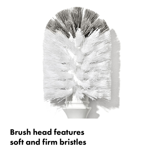 แปรงล้างขวดนมและจุกนม สีเทา I OXO TOT BOTTLE BRUSH WITH DETAIL CLEANER & STAND - GRAY