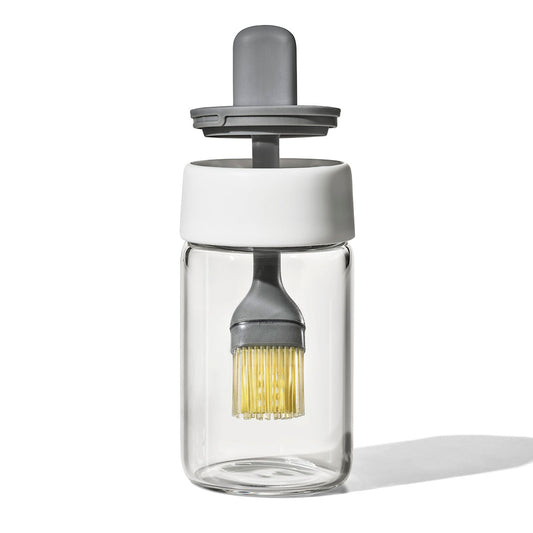ขวดแก้วใส่น้ำมันพร้อมแปรง I OXO Glass Oil Bottle and Brush