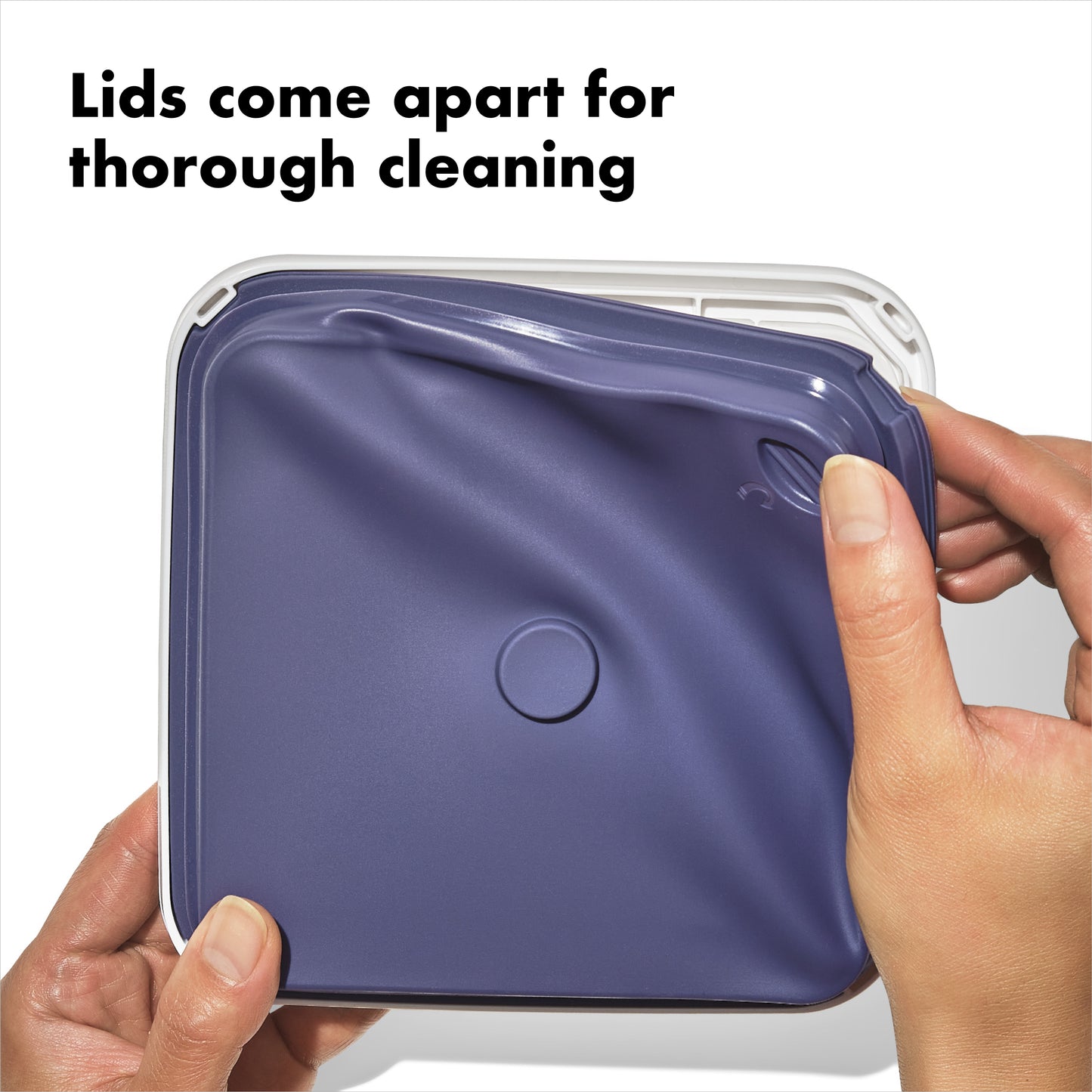 กล่องถนอมอาหาร เซ็ตใหญ่จุเยอะ ทรงสี่เหลี่ยมจตุรัสใหญ่ สำหรับซีเรียล ข้าวสาร ขนมปัง (ไม่มีกล่อง) I OXO POP Family Pack (No Box)