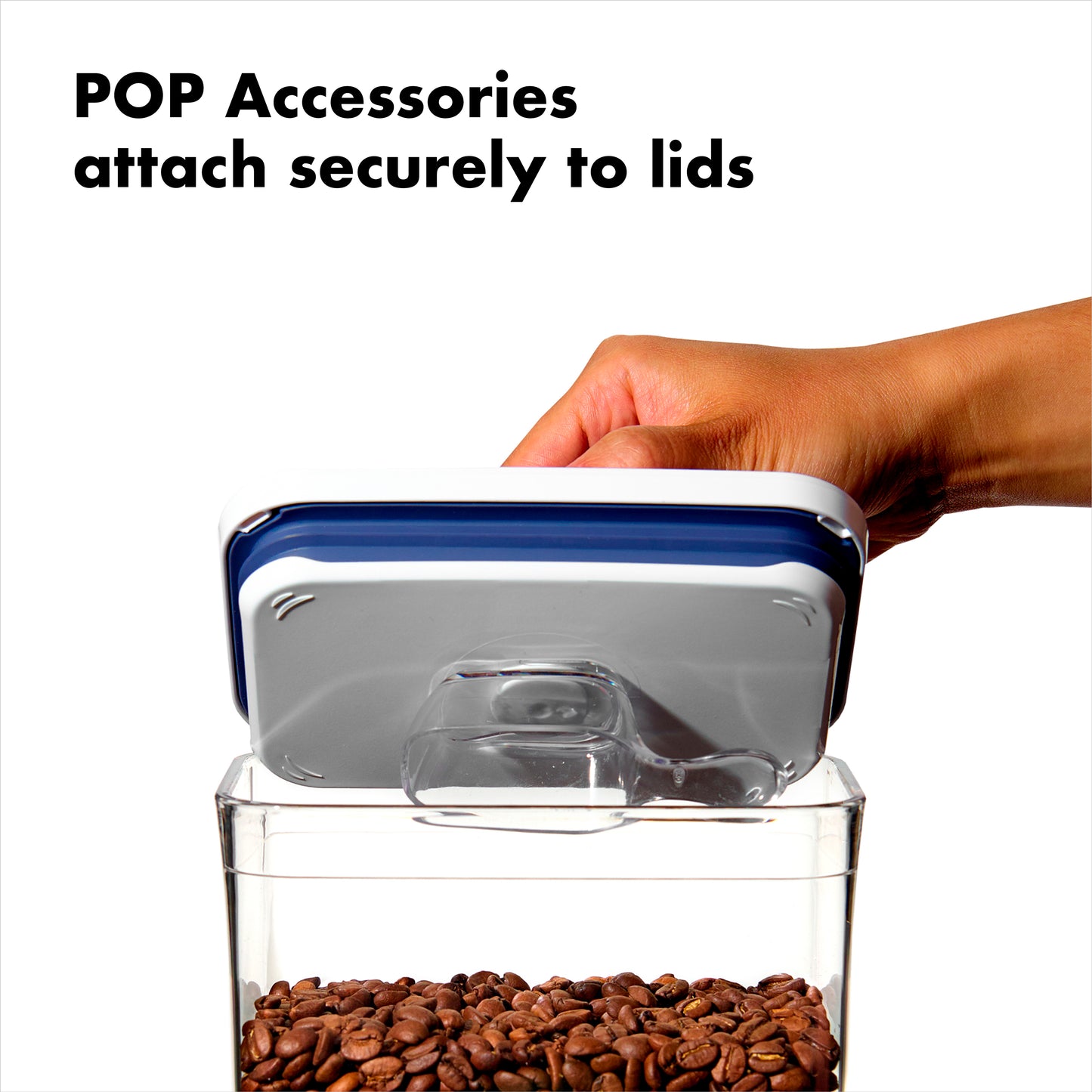 กล่องสูญญากาศใส่อาหาร สี่เหลี่ยมผืนผ้า ขนาดใหญ่ 0.6 ลิตร/ 0.4 kg. l OXO GG POP CONTAINER RECTANGLE - MINI (0.6 L)