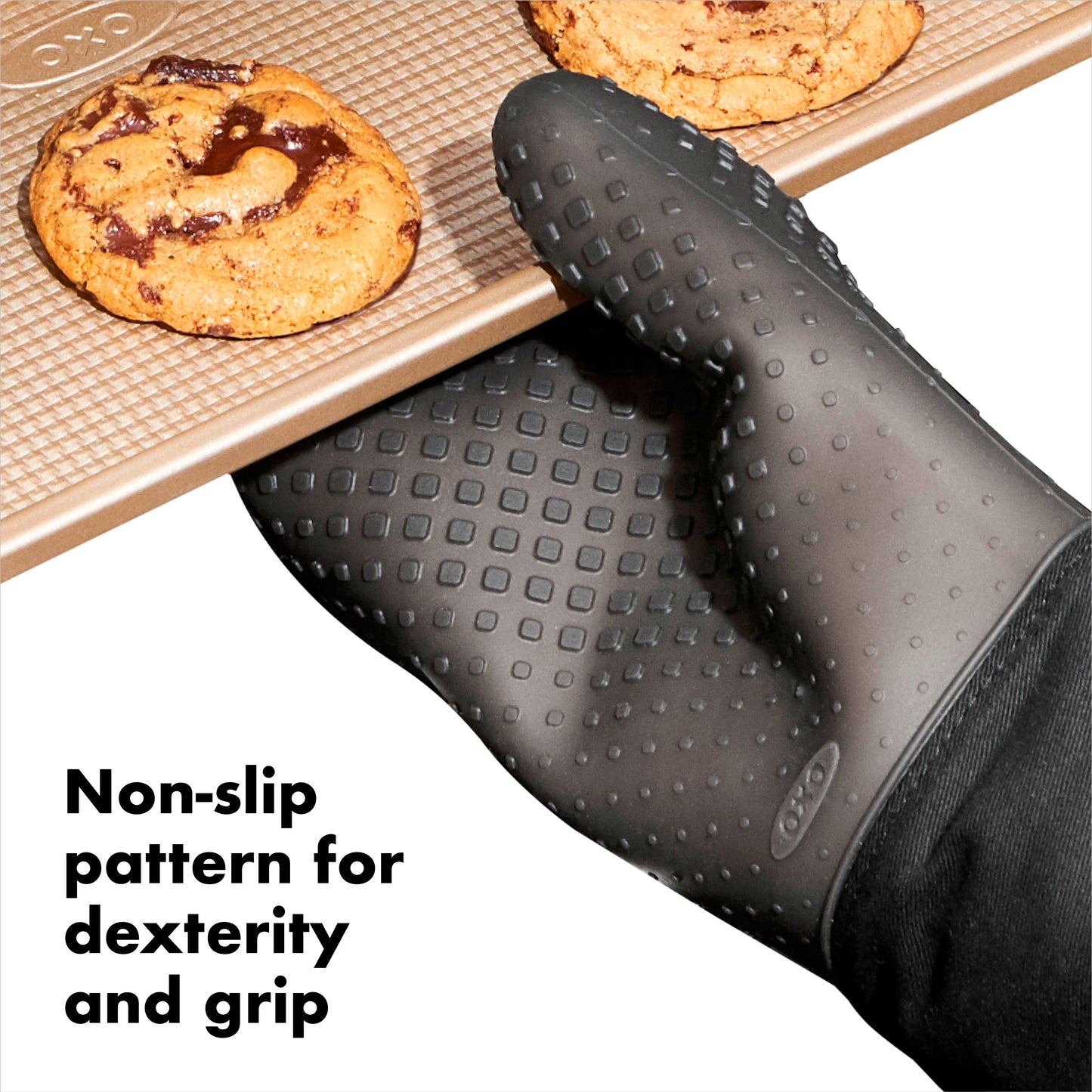 ถุงมือซิลิโคนกันร้อน สีดำ 1 ชิ้น l OXO GG Silicone Oven Mitt Black