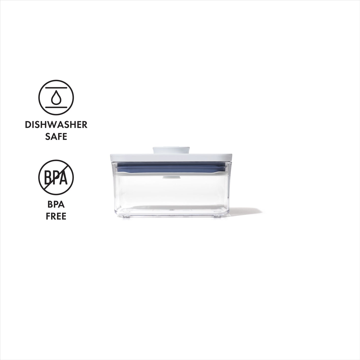 กล่องสูญญากาศใส่อาหาร สี่เหลี่ยมผืนผ้า ขนาดใหญ่ 0.6 ลิตร/ 0.4 kg. l OXO GG POP CONTAINER RECTANGLE - MINI (0.6 L)