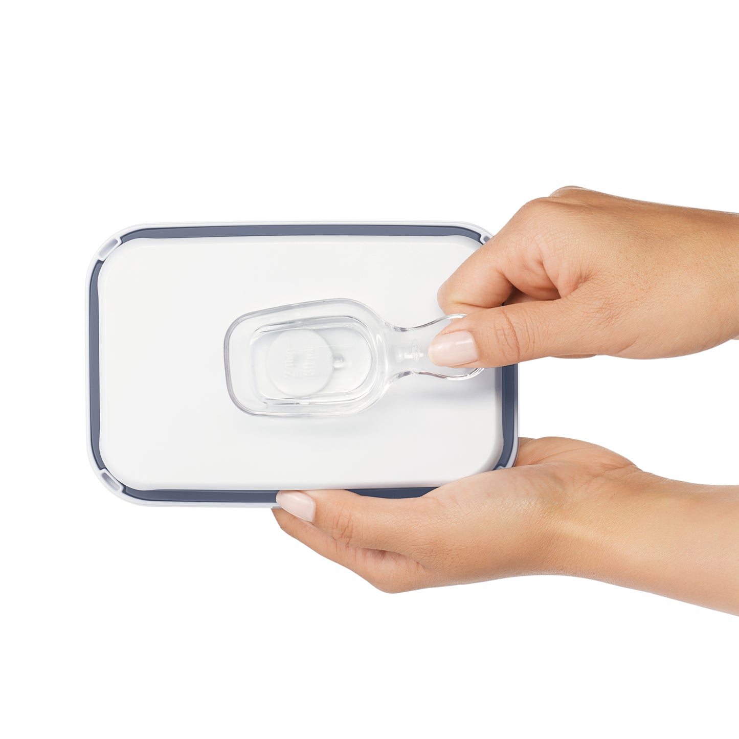 (Gift Set) กล่องถนอมอาหาร สี่เหลี่ยมจตุรัส 1.6 ลิตร 2 กล่อง พร้อมช้อนตัก 2 ชิ้น I OXO Pop Container Mini 1.6 L. 2 pc & Coffee Scoop 2 pc