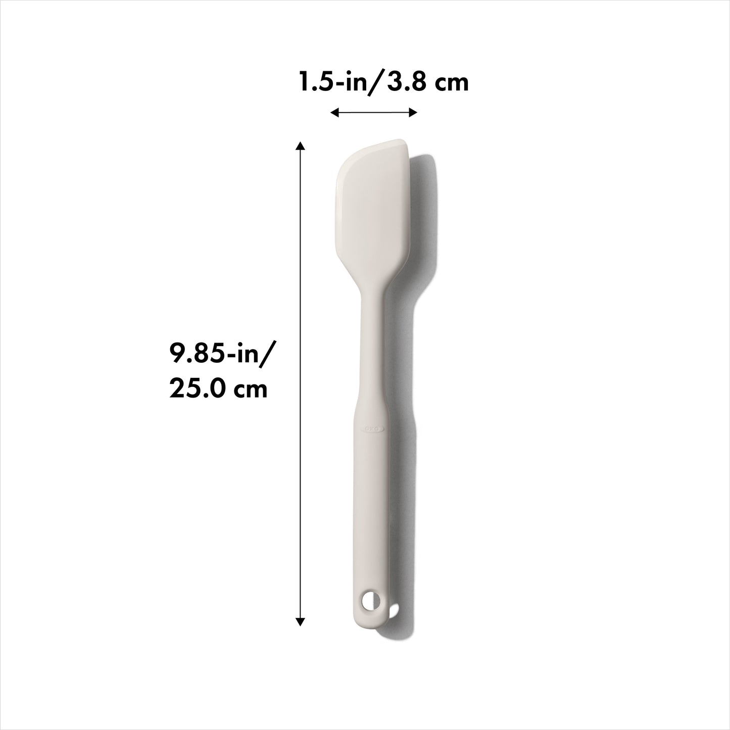 ไม้พายซิลิโคน ทนความร้อน ขนาดเล็ก สีข้าวโอ๊ต l OXO Small Silicone Spatula Oat