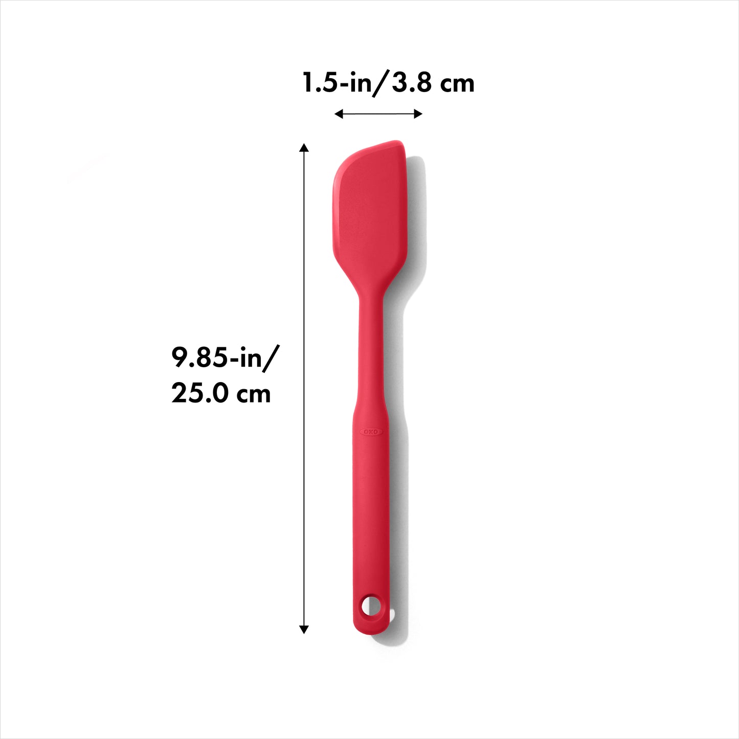 ไม้พายซิลิโคน ทนความร้อน ขนาดเล็ก สีแดง l OXO GG Small Silicone Spatula Jam