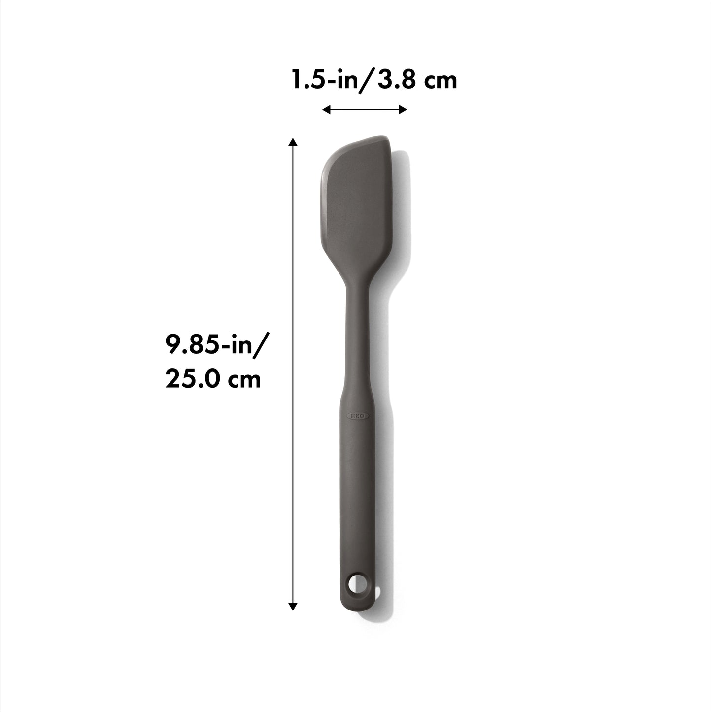 ไม้พายซิลิโคน ทนความร้อน ขนาดเล็ก สีดำ l OXO GG SILICONE SMALL SPATULA - PEPPERCORN