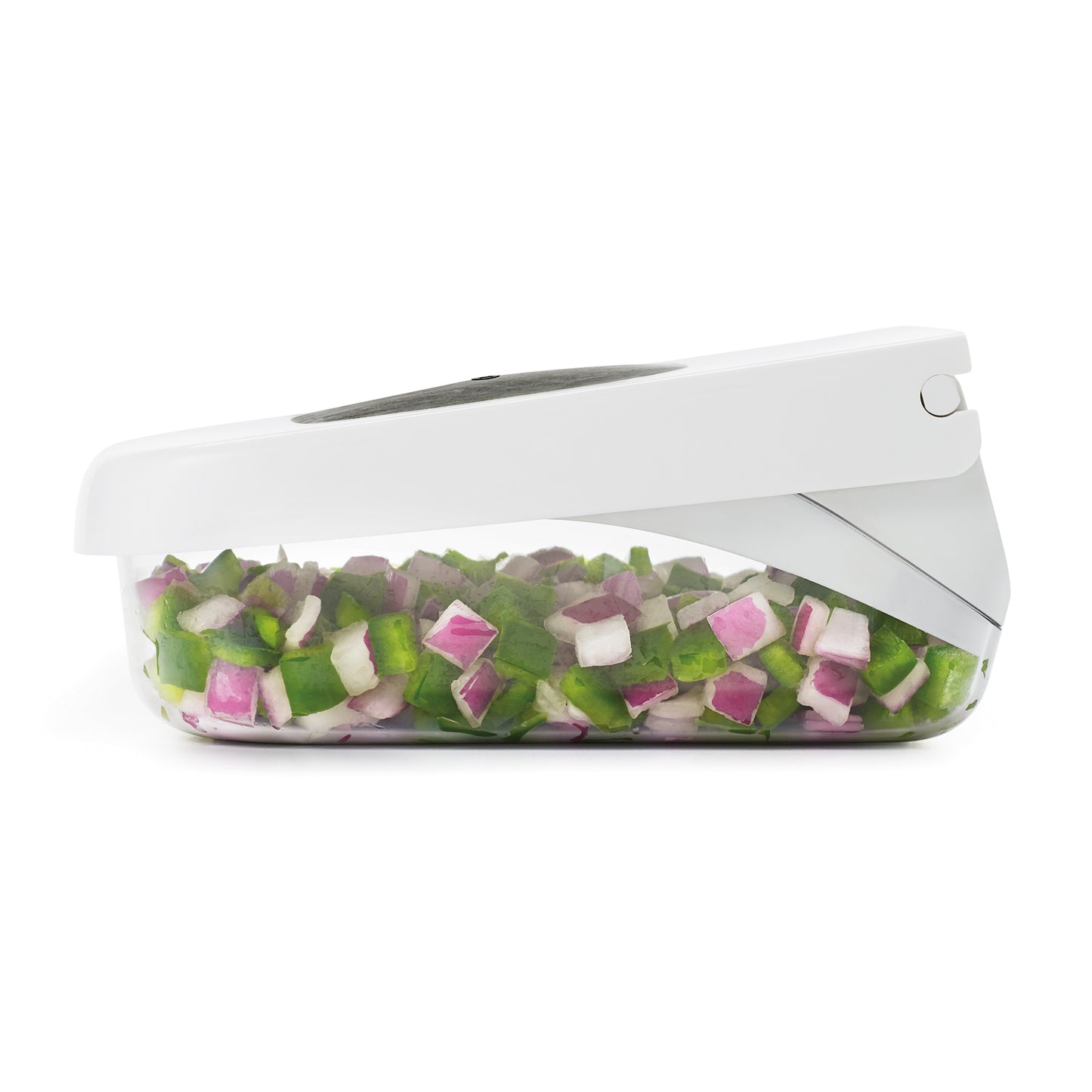 เครื่องหั่นสับผักแบบลูกเต๋า l OXO GG Vegetable Chopper with Easy Pour Opening