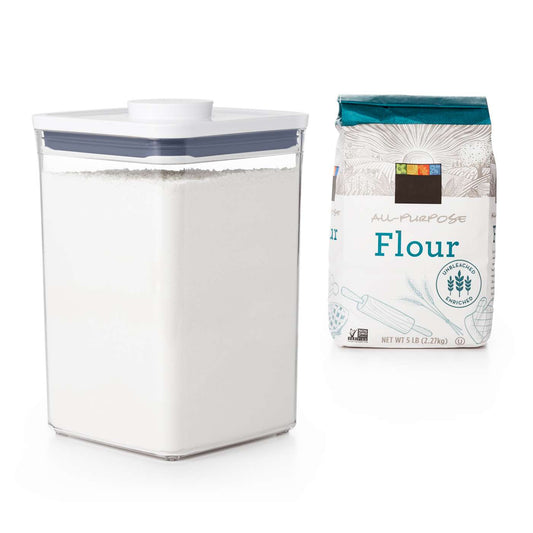 กล่องสูญญากาศใส่อาหาร สี่เหลี่ยมจัตุรัส ขนาดใหญ่ 4.2 ลิตร/ 3 kg. l OXO GG POP CONTAINER BIG SQUARE - MEDIUM (4.2 L)