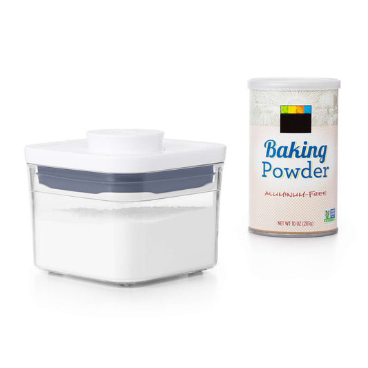 กล่องสูญญากาศใส่อาหาร สี่เหลี่ยมจัตุรัส ขนาดเล็ก 0.4 ลิตร/ 0.3 kg. l OXO GG POP CONTAINER SMALL SQUARE - MINI (0.4 L)