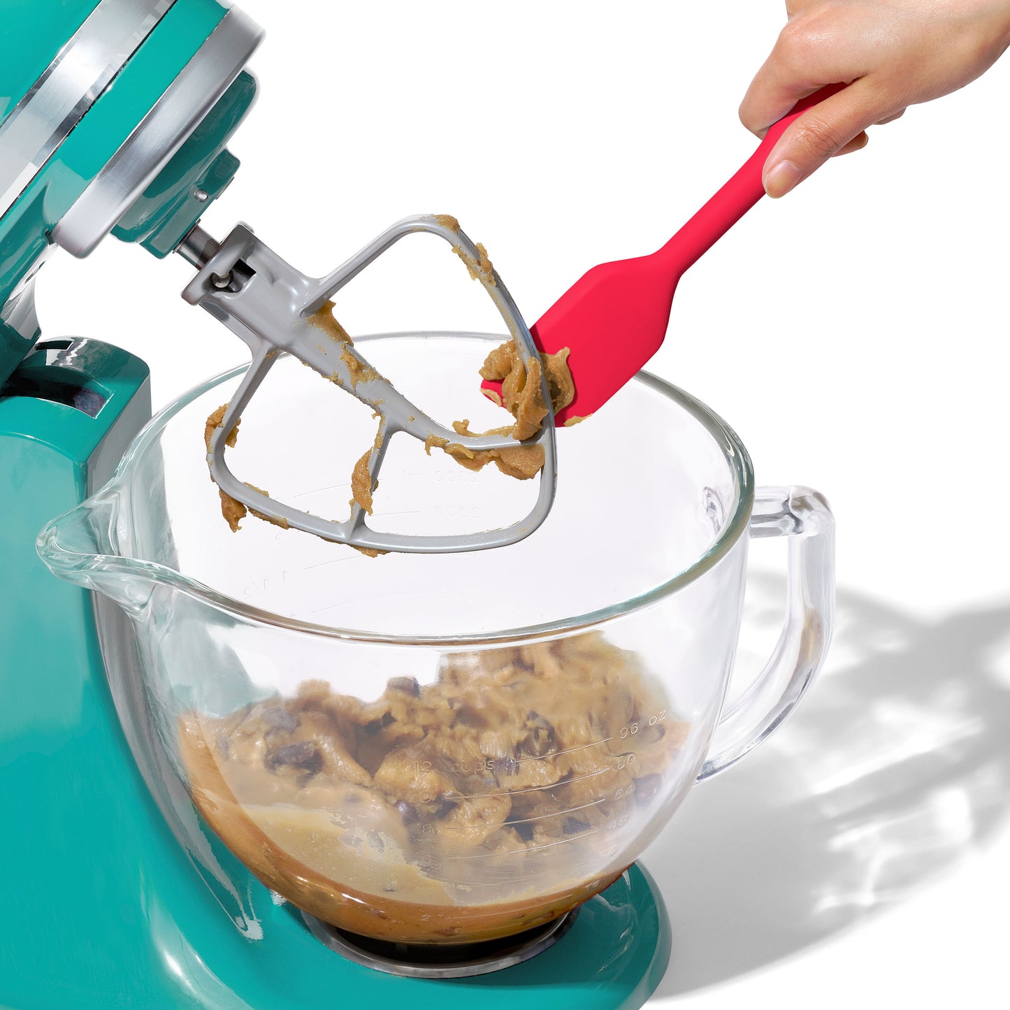 (Valentine Gift Set) ชุดอุปกรณ์เบเกอรี่ซิลิโคน สีแดง I OXO GG Silicone Baking Tools Set - Red (6 ชิ้น)