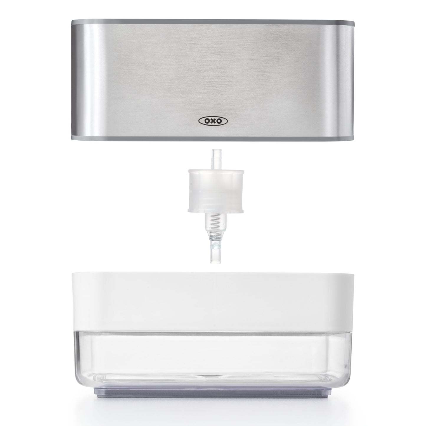 ที่วางฟองน้ำ พร้อมฐานเติมน้ำยา l OXO GG Soap Dispensing Sponge Holder