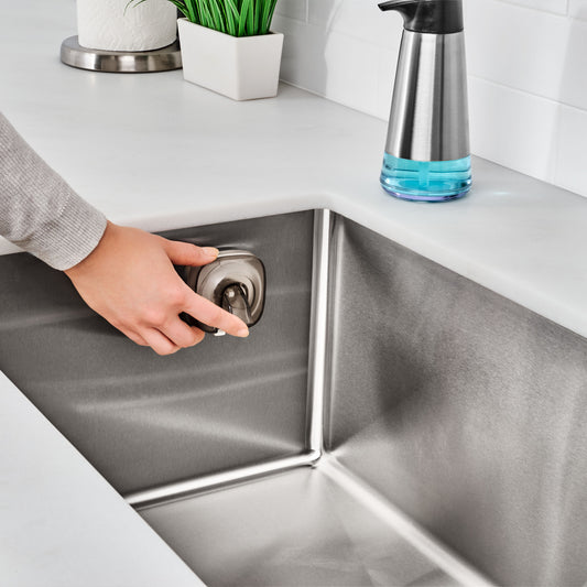 ที่วางฟองน้ำแขวนฝาผนัง ขนาดใหญ่ l OXO GG Strong Hold Suction Sink Caddy