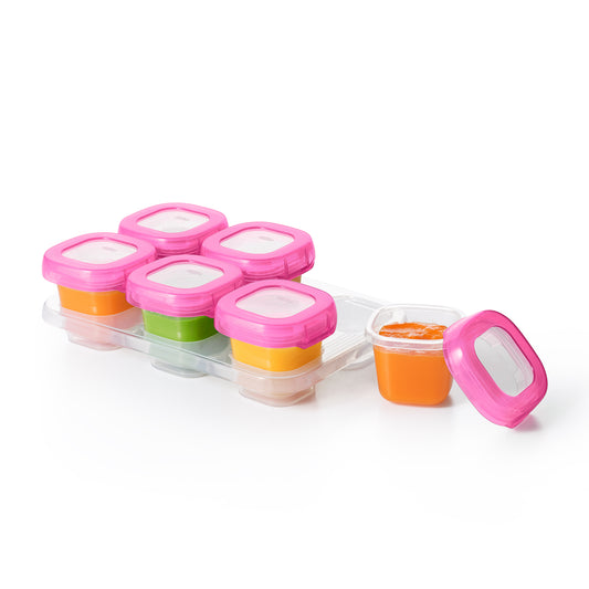 กล่องเก็บอาหารเด็ก ขนาด 2 ออนซ์ สีชมพู l OXO Tot Baby Blocks 2 oz. Pink