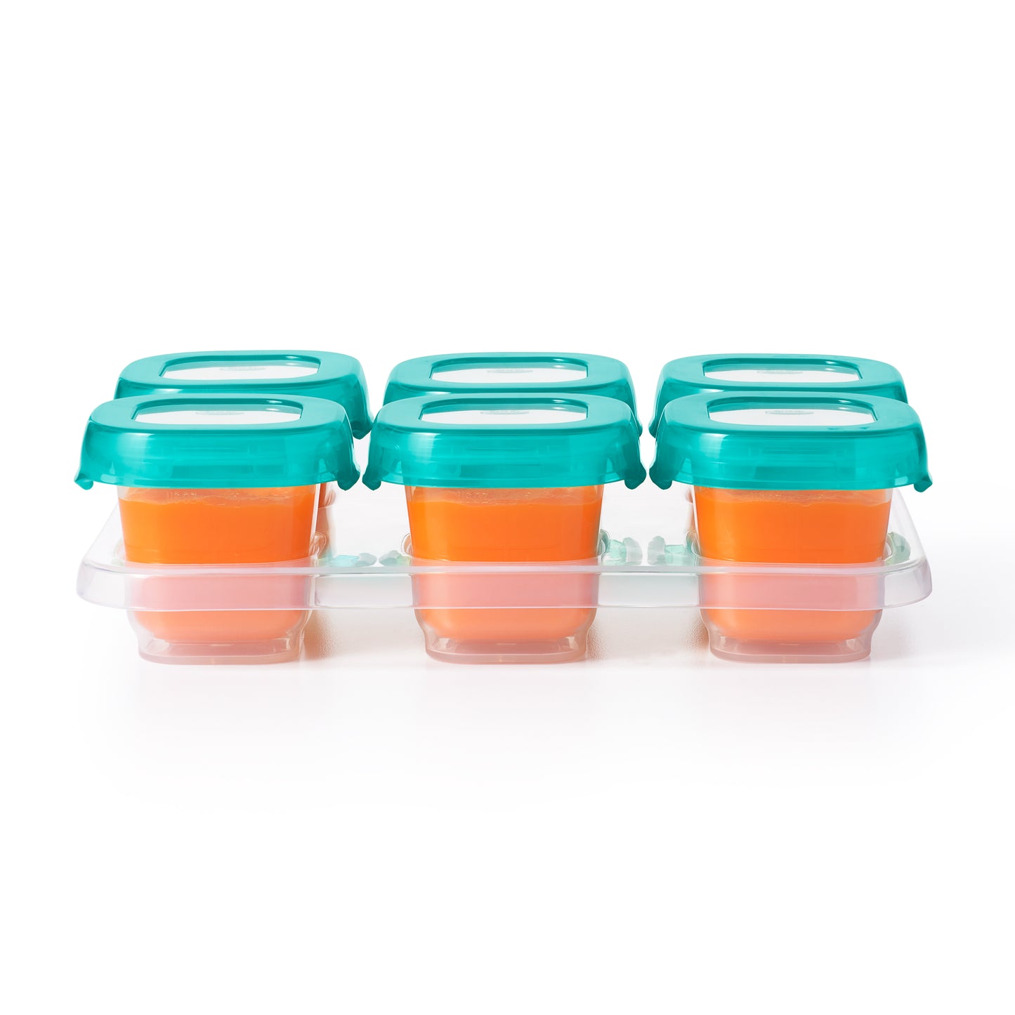 กล่องเก็บอาหารเด็ก ขนาด 2 ออนซ์ สีฟ้าน้ำทะเล l OXO Tot Baby Blocks 2 oz. Teal