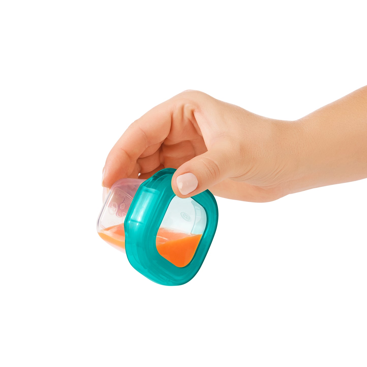 กล่องเก็บอาหารเด็ก ขนาด 2 ออนซ์ สีฟ้าน้ำทะเล l OXO Tot Baby Blocks 2 oz. Teal