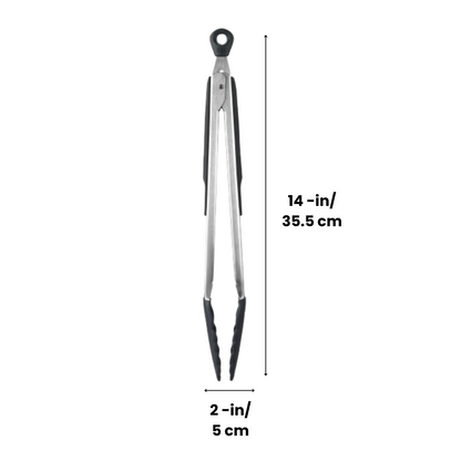 ที่คีบอาหารซิลิโคน ทนความร้อน  ขนาด 12 นิ้ว | OXO GG 12" Tongs with Silicone Heads
