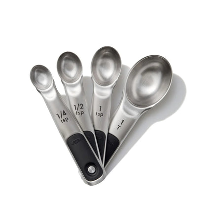 ช้อนตวงสแตนเลส สตีล 4 ชิ้น l OXO GG Stainless Steel Measuring Spoons with Magnetic