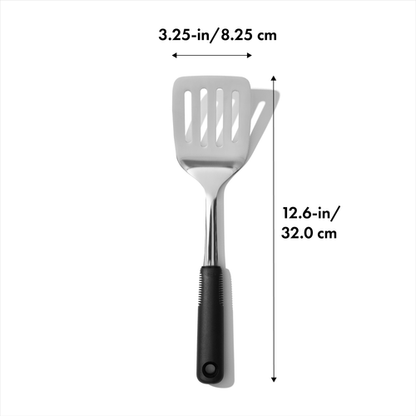ตะหลิวสแตนเลส มีร่อง I OXO STAINLESS STEEL TURNER
