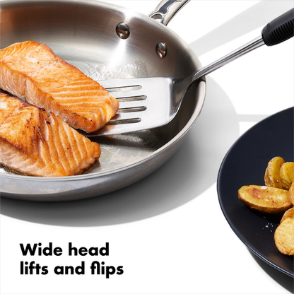 ตะหลิวสแตนเลส มีร่อง I OXO STAINLESS STEEL TURNER