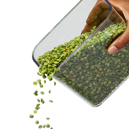 กล่องถนอมอาหาร สี่เหลี่ยมจัตุรัส ขนาดใหญ่ 2.6 ลิตร/2 kg ฝาดำด้าน I OXO POP CONTAUNER -BIG SQUARE SHORT 2.6 L (2 Kg)