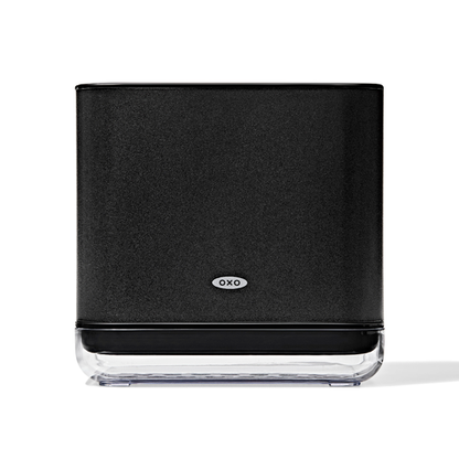 ภาชนะใส่ฟองน้ำและแปรงล้างจาน สีดำด้าน I OXO STAINLESS STEEL SINK CADDY - MATTE BLACK