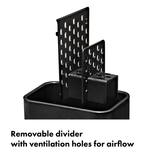 ภาชนะใส่ฟองน้ำและแปรงล้างจาน สีดำด้าน I OXO STAINLESS STEEL SINK CADDY - MATTE BLACK