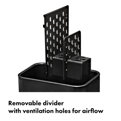 ภาชนะใส่ฟองน้ำและแปรงล้างจาน สีดำด้าน I OXO STAINLESS STEEL SINK CADDY - MATTE BLACK