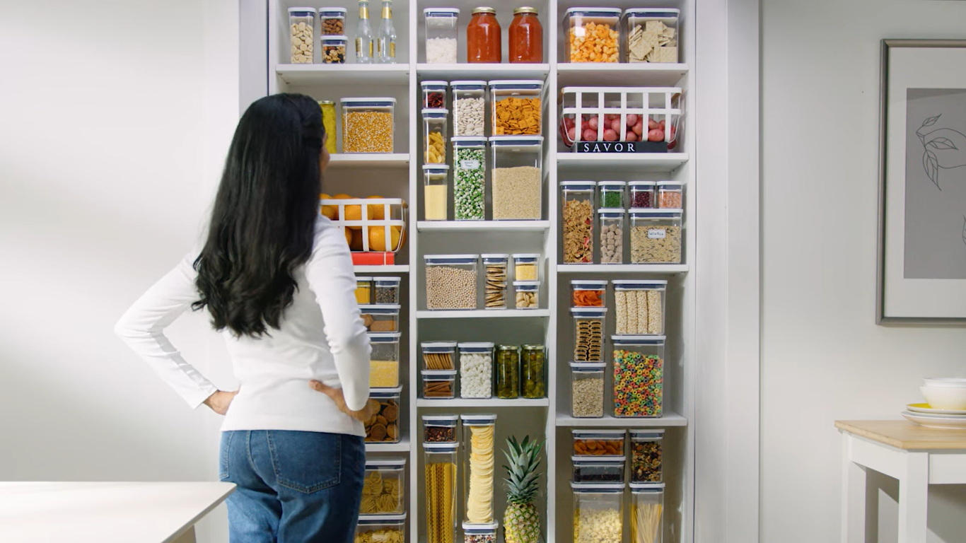 Load video: OXO POP Pantry Makeover