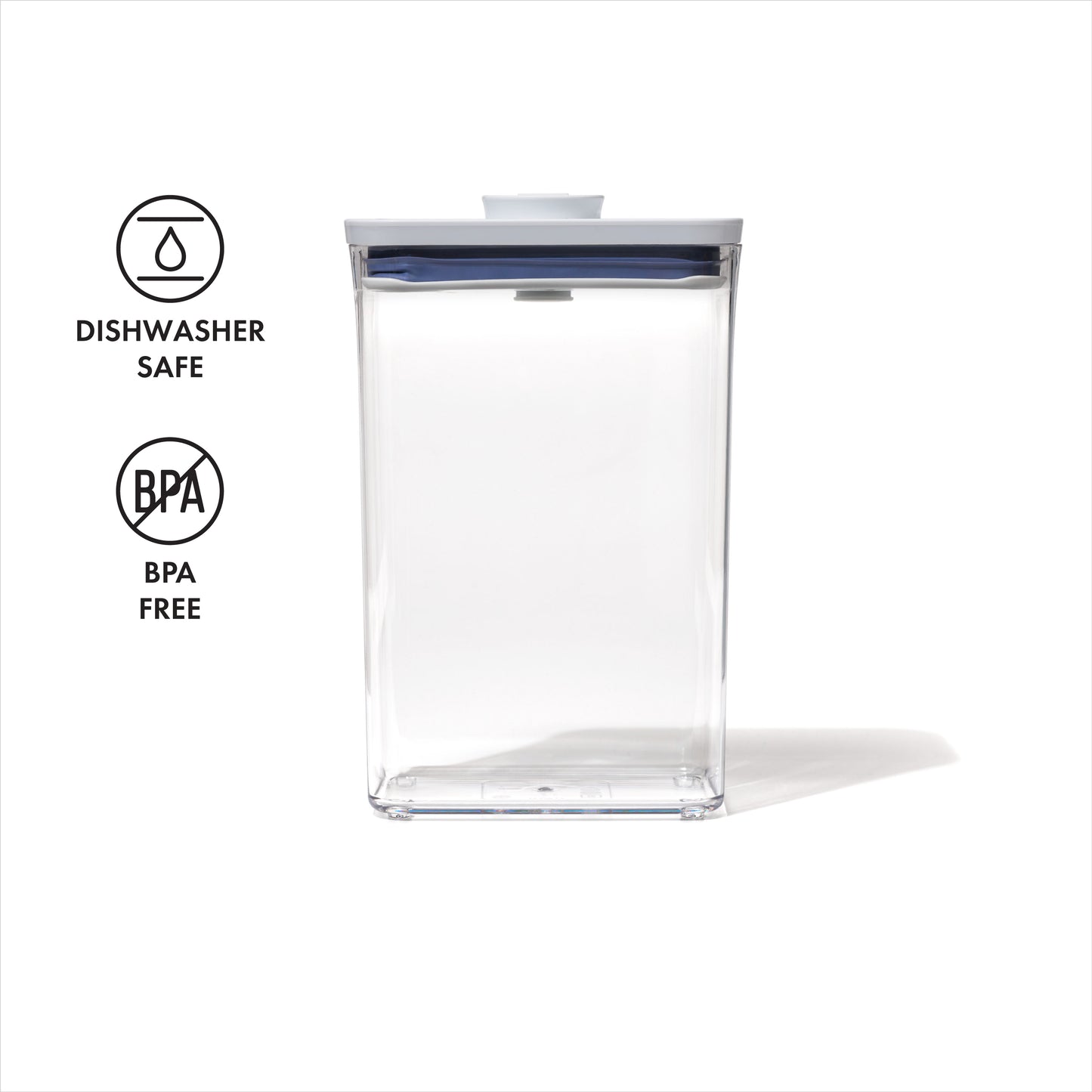 กล่องสูญญากาศใส่อาหาร  สี่เหลี่ยมผืนผ้า ขนาดใหญ่ 2.6 ลิตร/ 2 kg. l OXO GG POP CONTAINER RECTANGLE - MEDIUM (2.6 L)