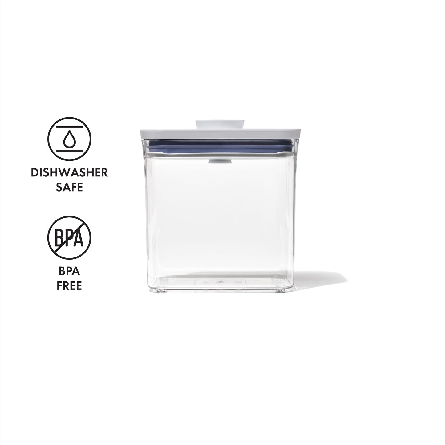 กล่องสูญญากาศใส่อาหาร สี่เหลี่ยมผืนผ้า ขนาดใหญ่ 1.6 ลิตร/ 1 kg. l OXO GG POP CONTAINER RECTANGLE - SHORT (1.6 L)