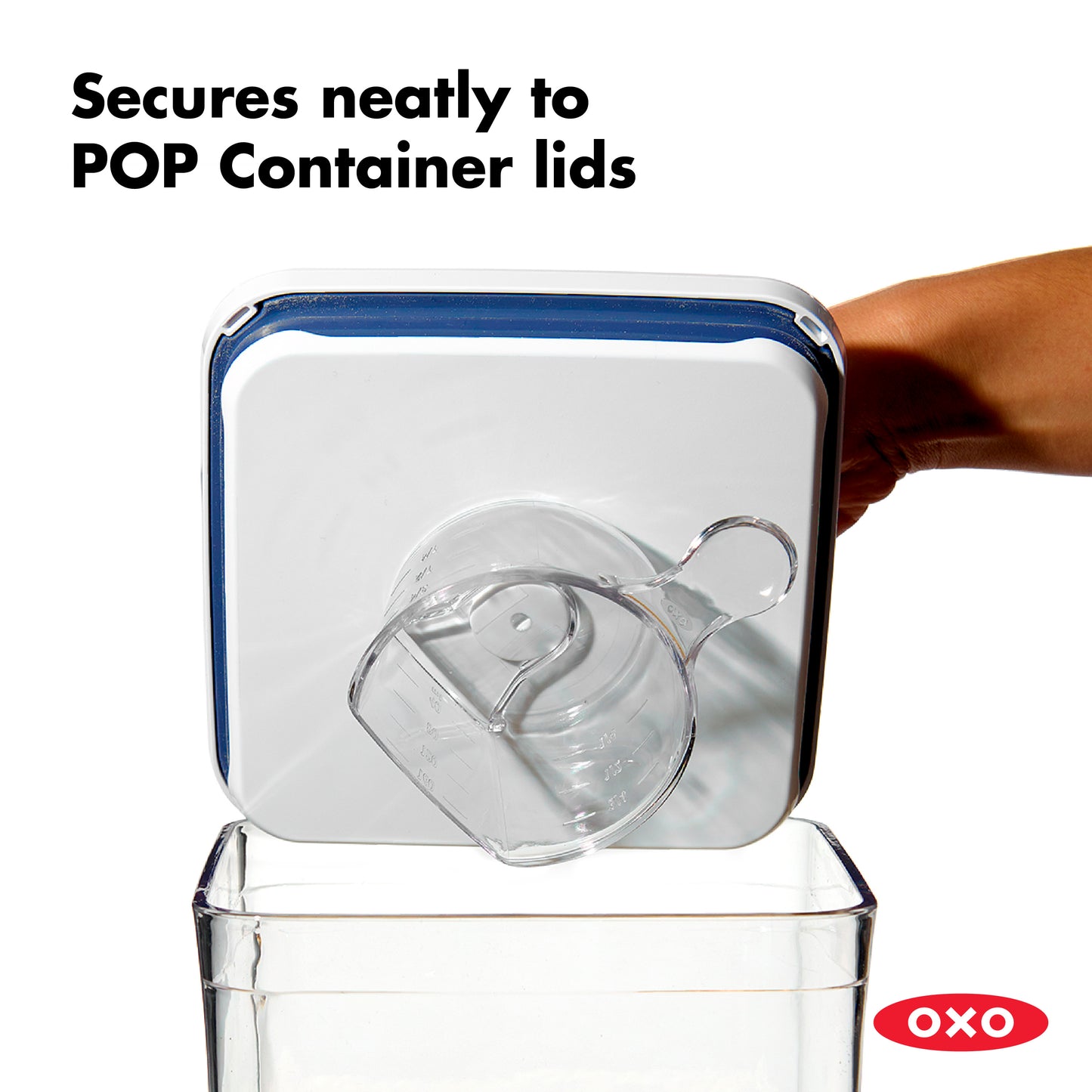 ช้อนตักข้าวสาร เซ็ท 3 ชิ้น I OXO Pop Container Rice Cup 3PC