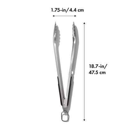 ที่คีบอาหารสแตนเลส ขนาด 16 นิ้ว พร้อมเปิดฝาขวด l OXO GG Grilling Tongs with Built-In Bottle Opener