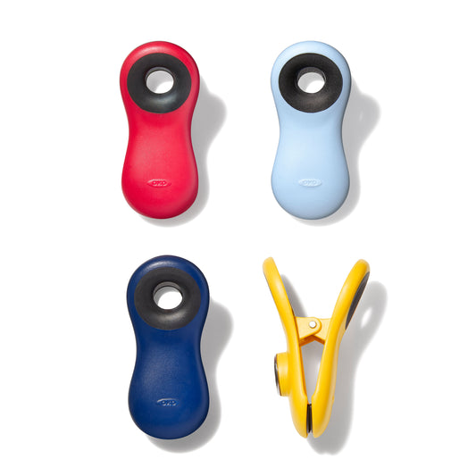 ที่หนีบติดแม่เหล็กอเนกประสงค์ 4 ชิ้น l OXO GG Bag Clip 4 Piece All-Purpose Set