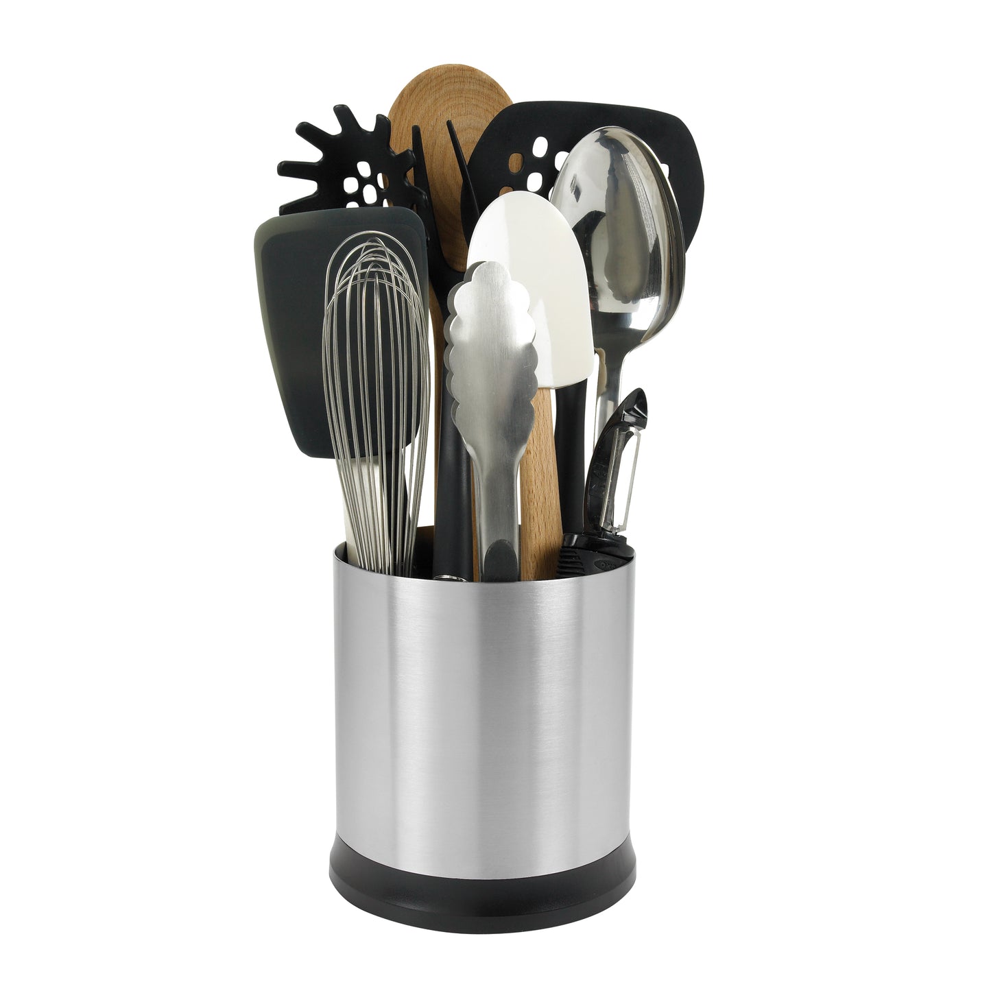 ภาชนะใส่และจัดเรียงตะหลิว สแตนเลส I OXO GG STAINLESS STEEL ROTATING UTENSIL HOLDER