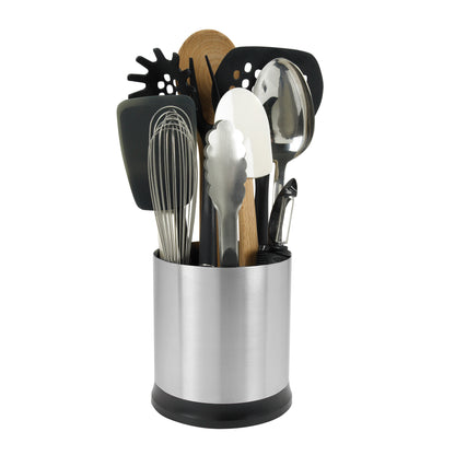 ภาชนะใส่และจัดเรียงตะหลิว สแตนเลส I OXO GG STAINLESS STEEL ROTATING UTENSIL HOLDER
