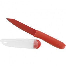 มีดปอกผลไม้ พร้อมปลอก สีแดง | OXO GG 4 Inch Non Stick Paring Knife with Blade Cover Red