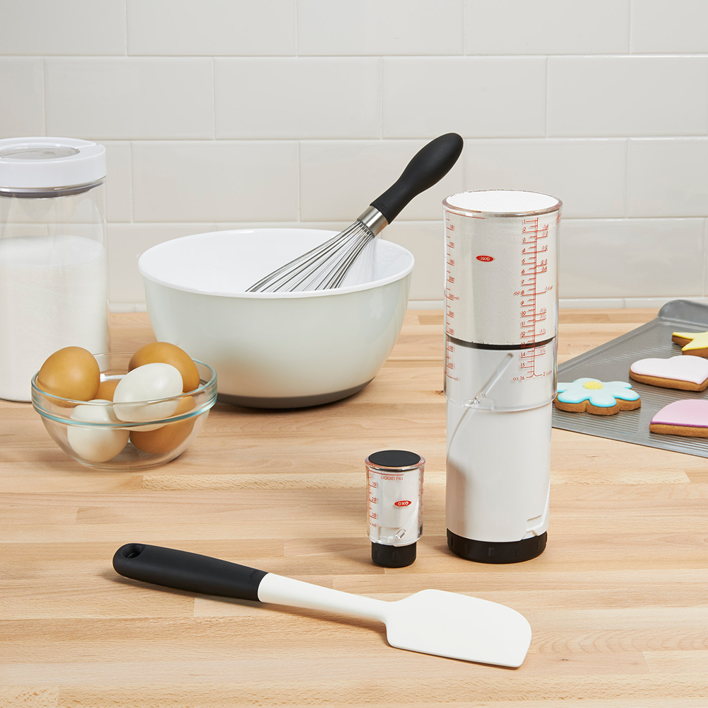 ไม้พายซิลิโคน  ทนความร้อน ขนาดใหญ่ สีขาว l OXO GG Silicone Spatula White
