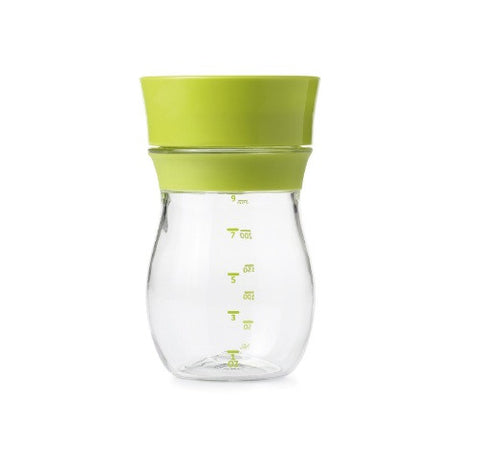 แก้วหัดดื่มน้ำ ขนาด 9 ออนซ์ สีเขียว I OXO Tot Transitions Open Cup Trainer 9 oz. Green