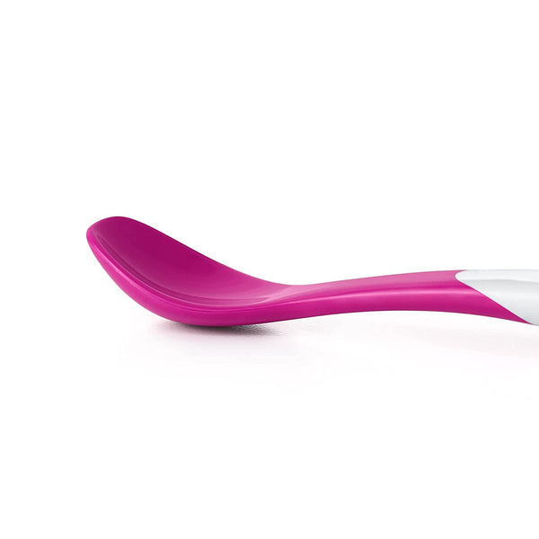 ช้อนป้อนอาหารเด็ก แพ็คคู่ สีชมพู l OXO Tot Infant Feeding Spoon Pink