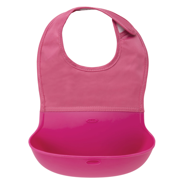 ผ้ากันเปื้อนเด็ก สีเขียว | OXO Tot Roll-Up Bib Green