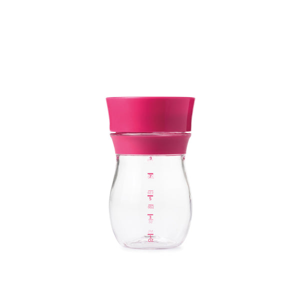 แก้วหัดดื่มน้ำ ขนาด 9 ออนซ์ สีชมพู I OXO Tot Transitions Open Cup Trainer 9 oz. pink