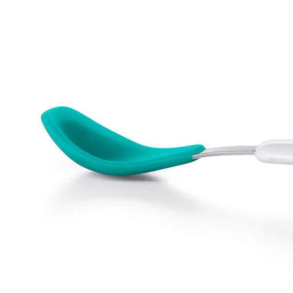 ช้อนป้อนอาหารเด็ก แบบพกพา สีฟ้าน้ำทะเล | OXO Tot On-the-Go Feeding Spoon Teal