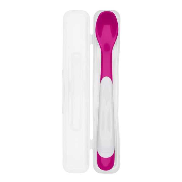 ช้อนป้อนอาหารเด็ก แพ็คคู่ สีชมพู l OXO Tot Infant Feeding Spoon Pink