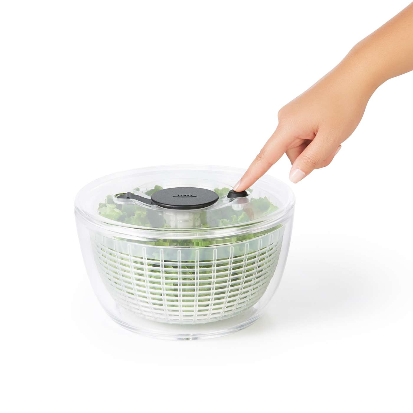 สลัดสปินเนอร์ ขนาดเล็ก ที่สลัดน้ำออกจากผัก | OXO GG Little Salad & Herb Spinner