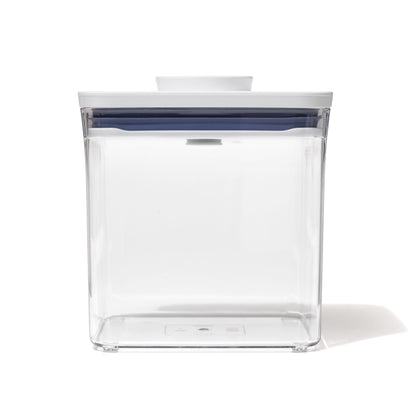 กล่องสูญญากาศใส่อาหาร สี่เหลี่ยมจัตุรัส ขนาดใหญ่ 2.6 ลิตร /2 kg. l OXO GG POP CONTAINER BIG SQUARE - SHORT (2.6 L)