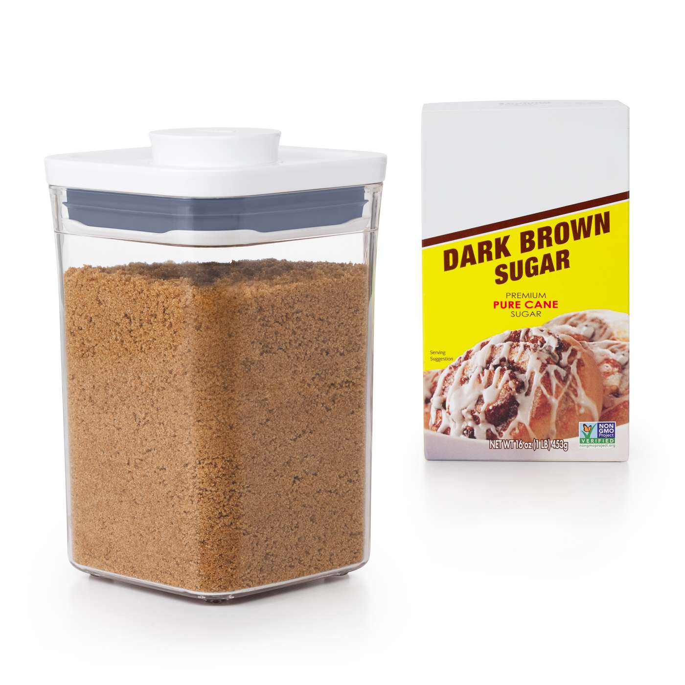 กล่องสูญญากาศใส่อาหาร  สี่เหลี่ยมจัตุรัส ขนาดเล็ก 1 ลิตร/ 0.7 kg. l OXO GG POP CONTAINER SMALL SQUARE - SHORT (1 L)